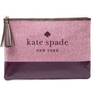 NWT Kate Spade Deepplum pouch